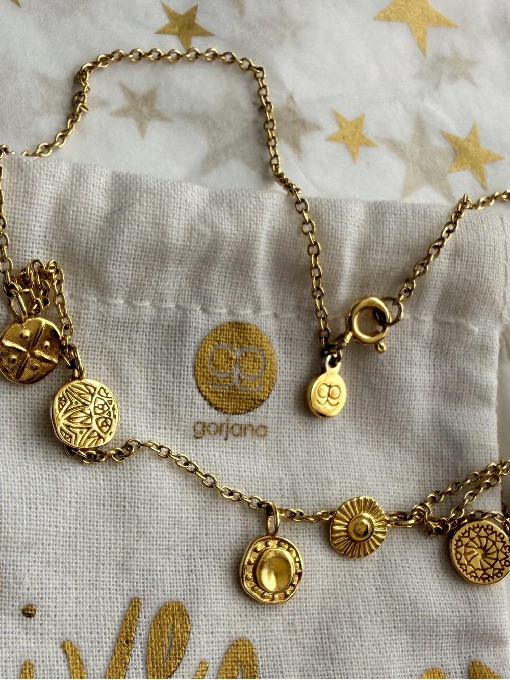 Gorjana Gold Multi-Charm Layered Necklace